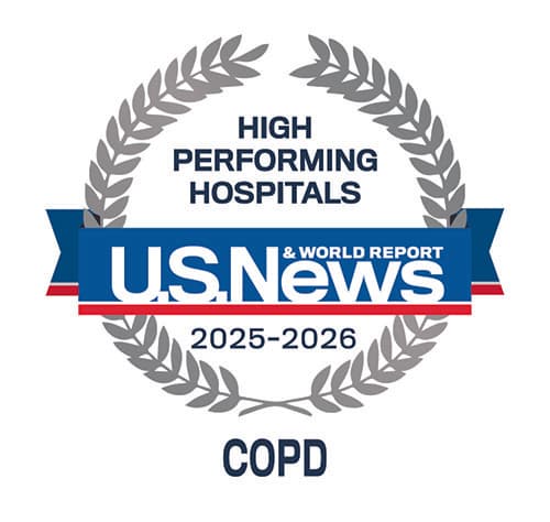 U.S. News & World Report High Performing Hospitals, COPD